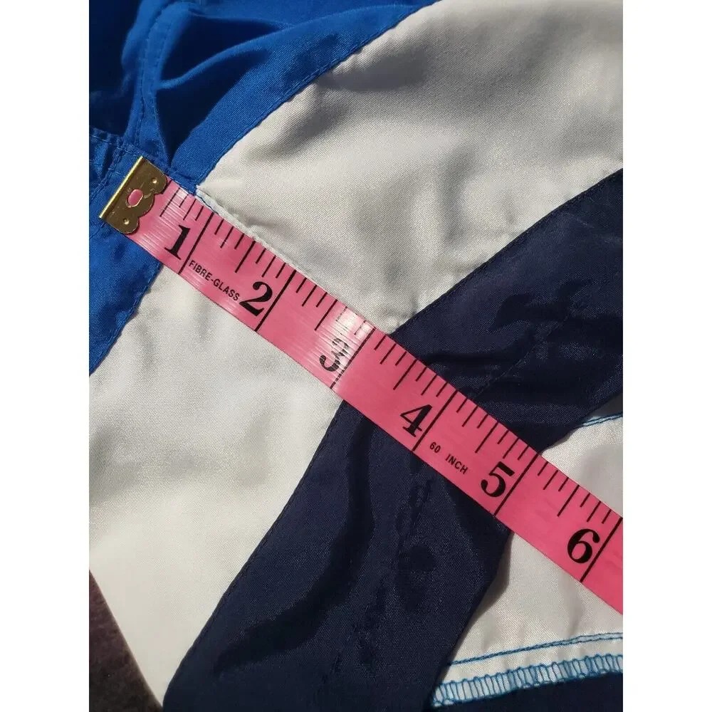Chaps Ralph Lauren Swim Trunks Men's Size Large Blue Spell Out Lined Shorts‎ NWT